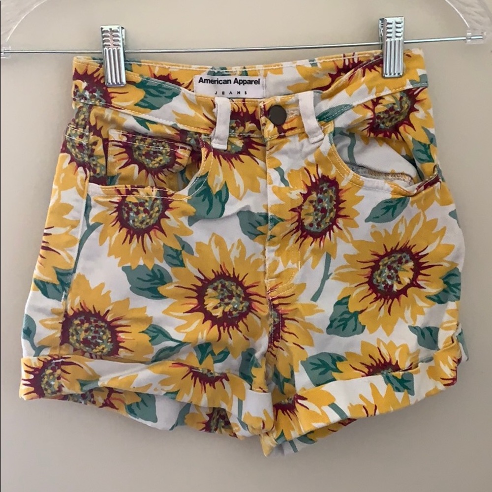 American Apparel Sunflower shorts